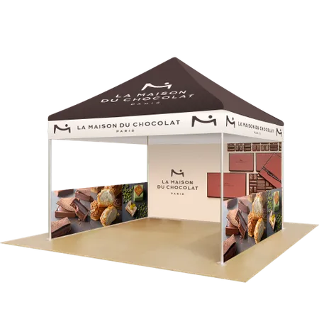 Présentoirs extérieurs pour salons professionnels - Imprint Now - FR