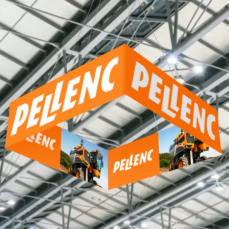 Enseigne Suspendue pour Salon Professionnel - Imprint Now - FR