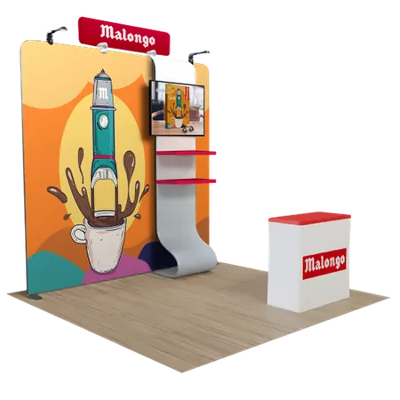 Présentoirs d'exposition 3 m x 3 m - Imprint Now - FR