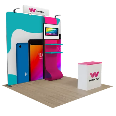 Expositores de Feria de 3 m x 3 m - Imprint Now - ES