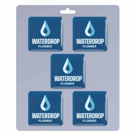 5 pack_Square Lapel Pin 1.25 inch - Tote Bags Now