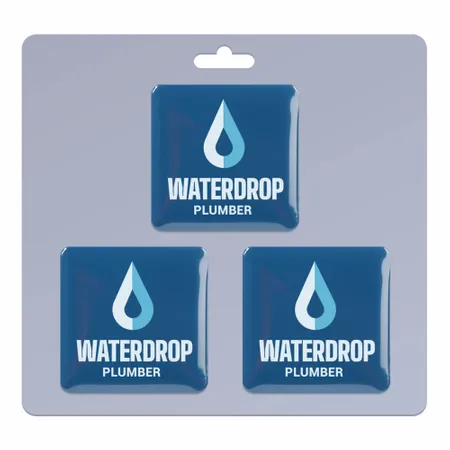 3 pack_Square Lapel Pin 1.25 inch - Tote Bags Now