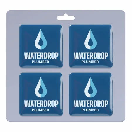 4 pack_Square Lapel Pin 1.25 inch - Tote Bags Now