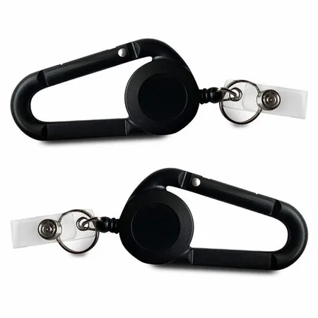 Carabiner Clip Badge Reel Keychain
