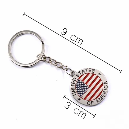 Custom US Flag Keychain Custom US Flag Keychain - Custom Pro Prints