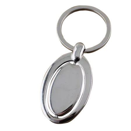 Spinning Oval Metal Keychain Spinning Oval Metal Keychain - Custom Pro Prints