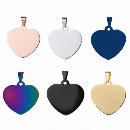 Full Color Heart Metal Keychain Full Color Heart Metal Keychain - Custom Pro Prints