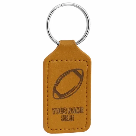 Durable Debossed Leather Keychain Durable Debossed Leather Keychain - Custom Pro Prints