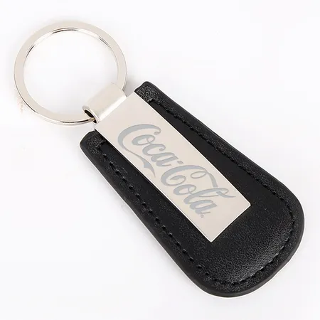 Superior Metal & Leather Keychain Superior Metal & Leather Keychain - Custom Pro Prints