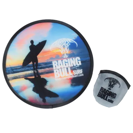 Collapsible Nylon Frisbee 9.8 inch - Custom Tees Today