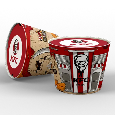 Paper Food Bucket - Custom Pro Prints
