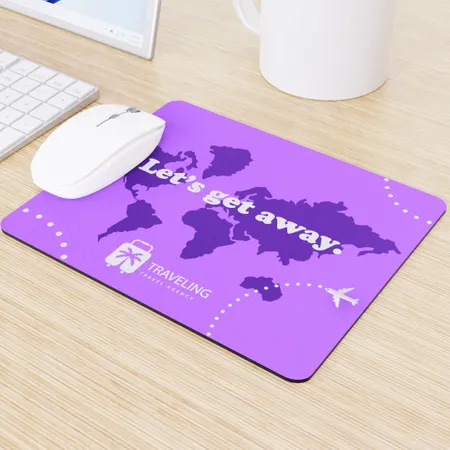 Custom Printed Rectangular Mouse Pad Custom Printed Rectangular Mouse Pad - Stealth Promo Co