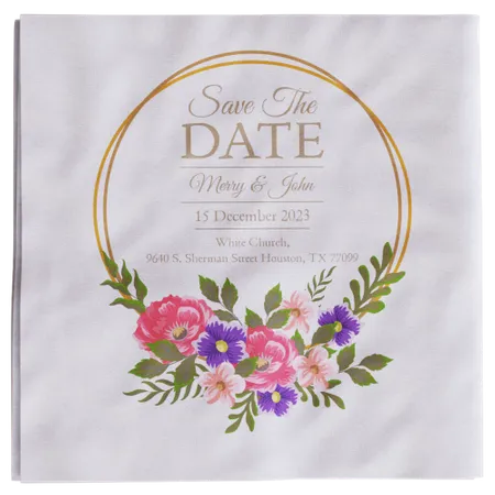 Custom Beverage Napkin - Custom Pro Prints