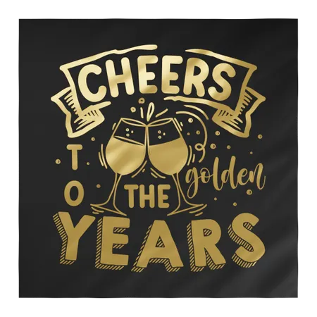 Custom Foil Stamped Beverage Napkin - Custom Tees Today