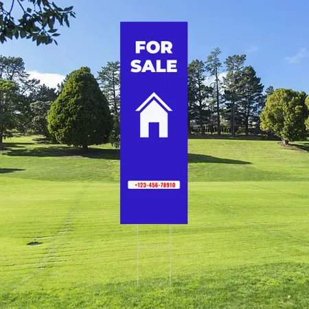6" X 18" Yard Sign