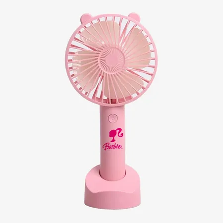 Mini Desk Fan with Cell Phone Holder and Lightup Messages - Tote Bags Now