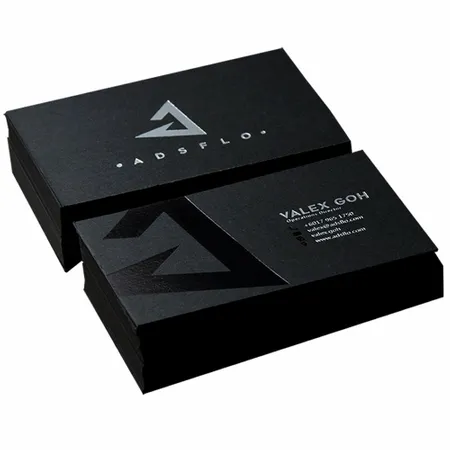 Embossed Gloss Business Cards - Stealth Patches