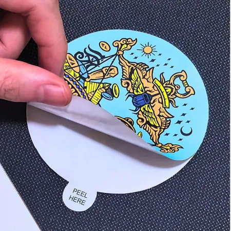Easy Peel Die Cut Stickers Easy Peel Die Cut Stickers - Custom Tees Today