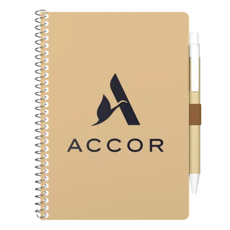 Carnet à spirales avec stylo