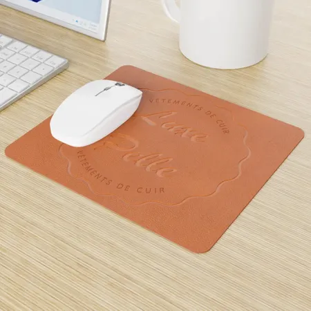 Tapis de souris en cuir personnalisés - Imprint Now - FR