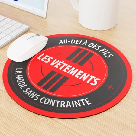 Tapis de souris rond personnalisé - Imprint Now - FR
