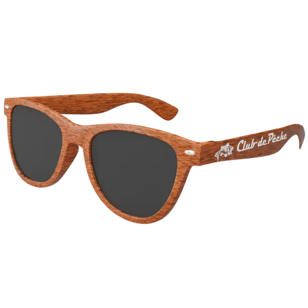 Lunettes de soleil en bois