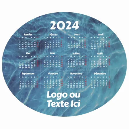 Tapis de souris calendrier nautique - Imprint Now - FR