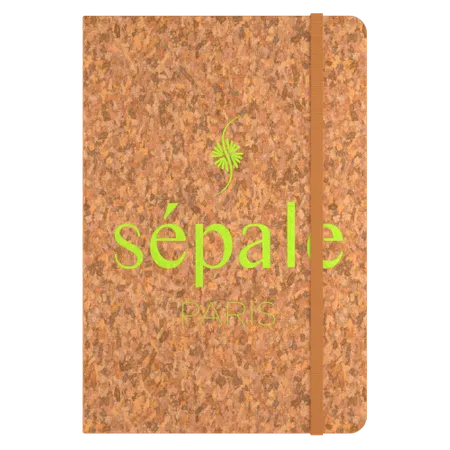 Cahier en liège et lin