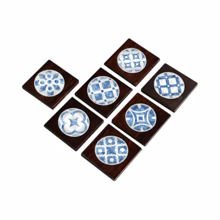 Sous-verres en alliage d'ébène - Imprint Now - FR