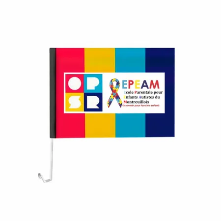 Drapeau de voiture - Imprint Now - FR