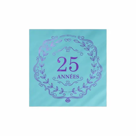 Grandes serviettes avec dorure personnalisée - Imprint Now - FR