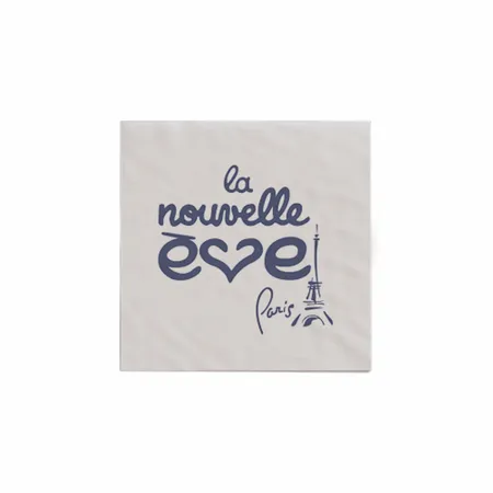 Serviettes de cocktail en lin personnalisée - Imprint Now - FR