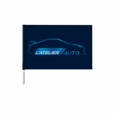 Drapeau rectangulaire - Imprint Now - FR