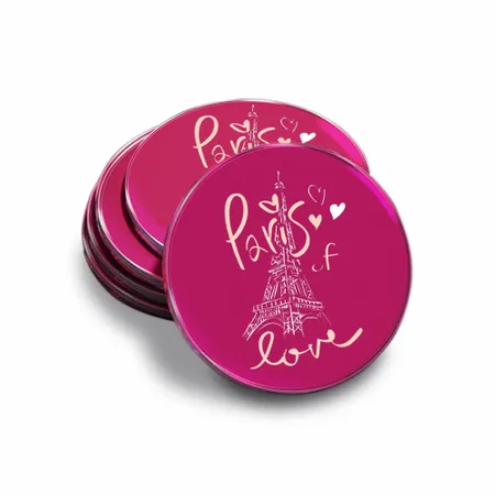 Sous-verres en acrylique colorée - Imprint Now - FR