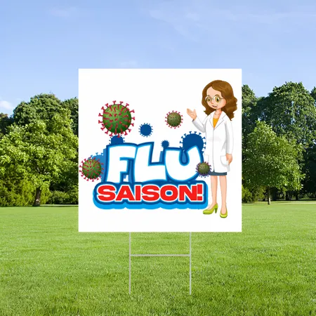 Panneau pour la gripp