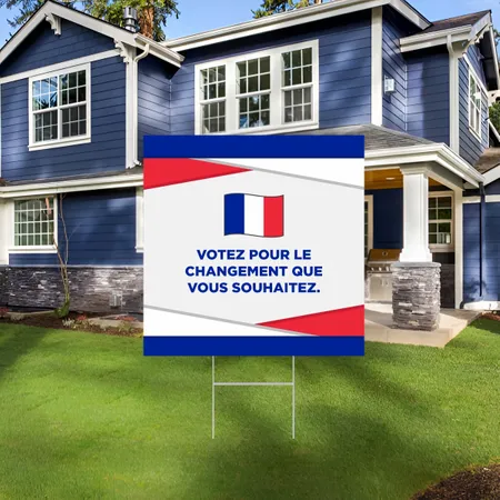 Panneau pour l'élection présidentielle