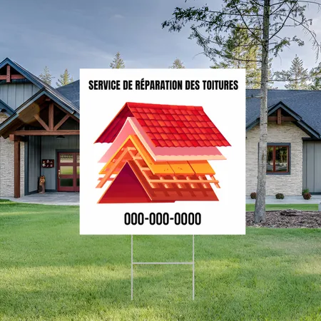 Panneau pour services de revêtement de toiture