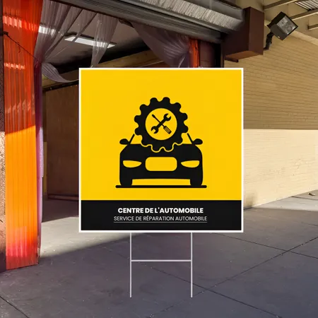 Panneau pour la réparation de voitures
