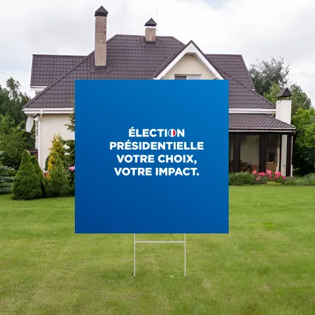 Panneau pour la journée de la démocratie