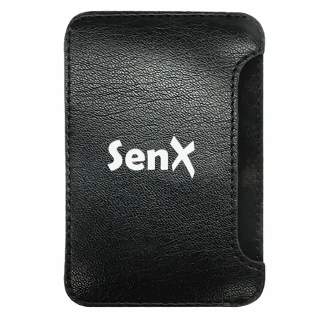 Porte-carte pour téléphone en cuir avec ouverture latérale - Imprint Now - FR