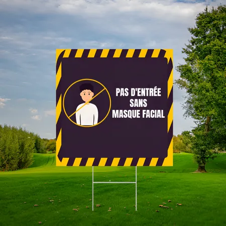 Panneau défense d’entrer