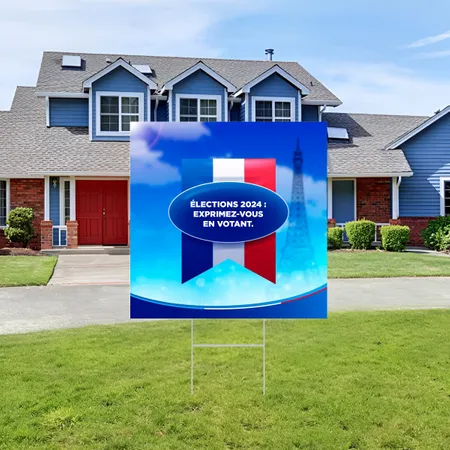 Panneau électoral personnalisé