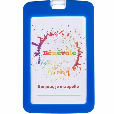 Porte-badge en silicone - Imprint Now - FR