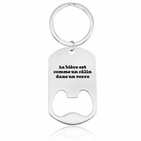 Porte-clés Décapsuleur Personnel - Imprint Now - FR