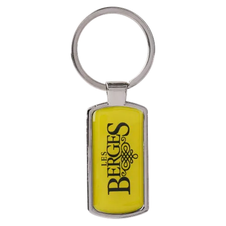 Porte-clés rectangulaires en métal - Imprint Now - FR