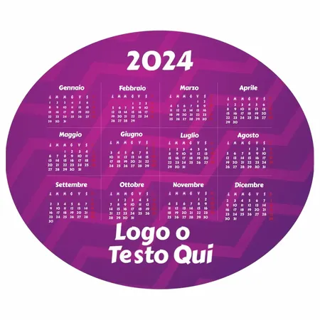 Tappetino per Mouse Viola Personalizzato - Imprint Now - IT