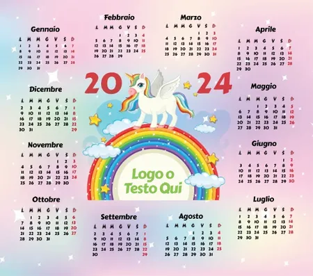 Tappetino per Mouse Unicorno e Arcobaleno - Imprint Now - IT