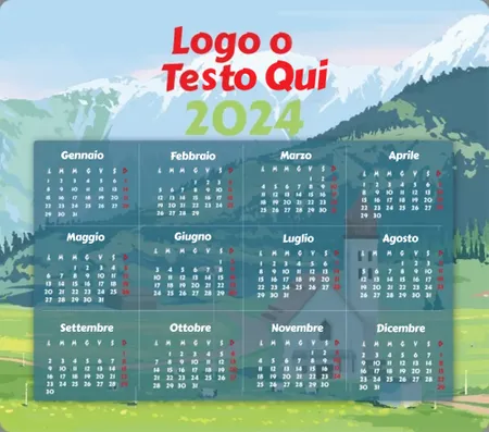 Tappetino per Mouse con Paesaggi di Montagna - Imprint Now - IT