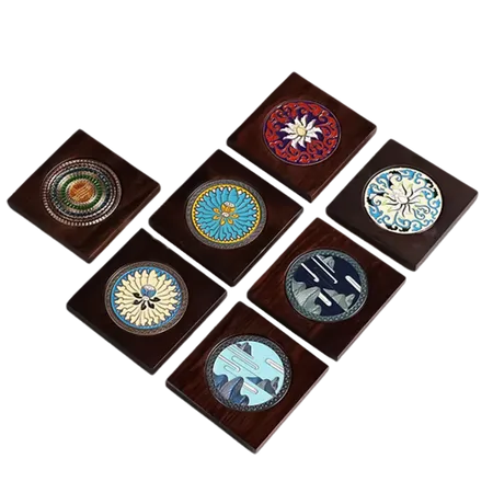 Sottobicchiere in Lega di Ebano Personalizzato - Imprint Now - IT