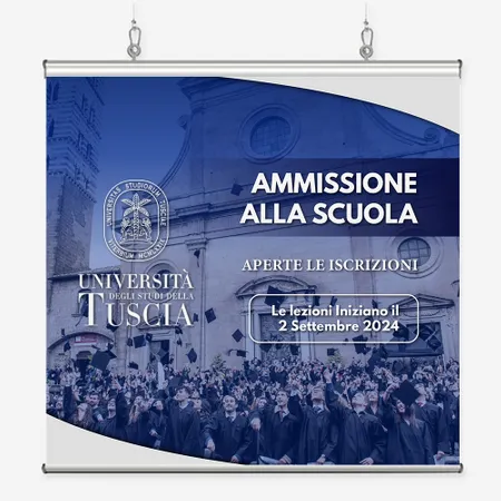 Banner a Barre con Morsetto - Imprint Now - IT